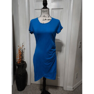 Rusched T Shirt Tulip Dress Size L